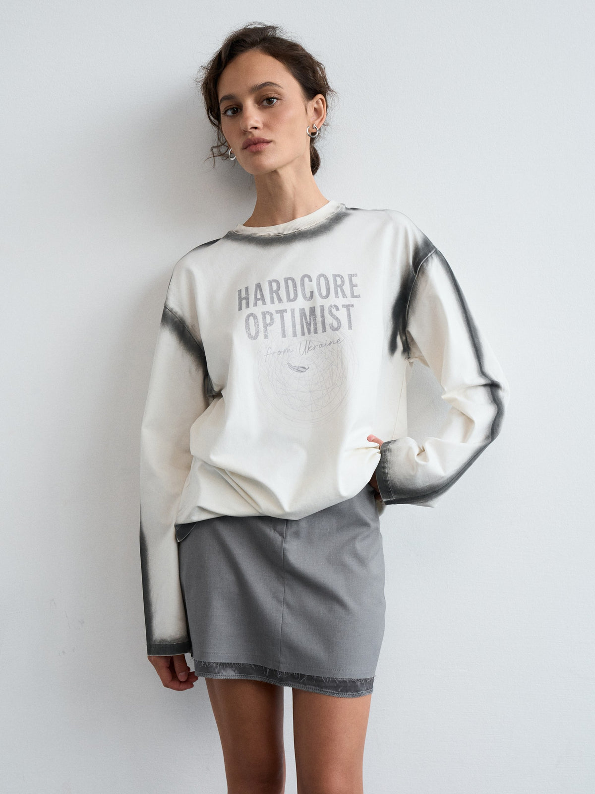Suiting Mini Skirt Raw