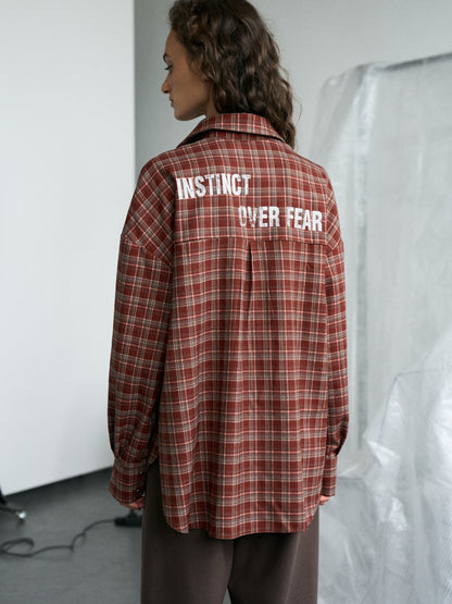 Checkered Shirt No Fear
