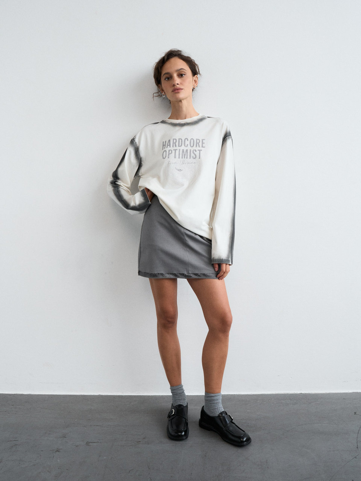 Suiting Mini Skirt Raw