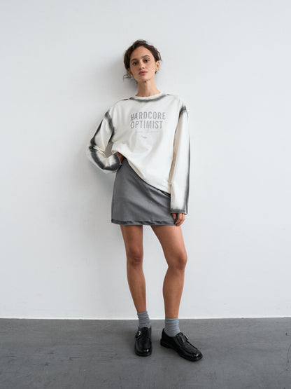 Suiting Mini Skirt Raw