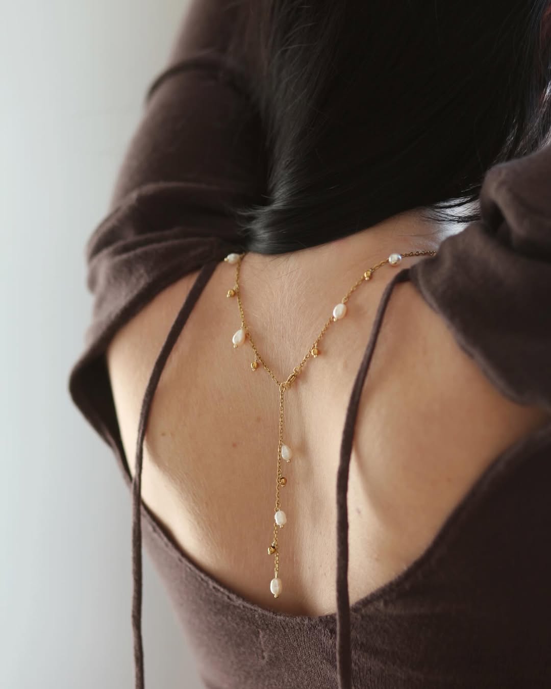 Pearls Drop Necklace