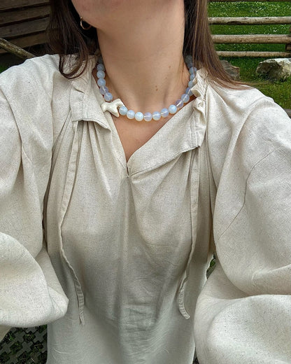 Moonstone Beads Necklace Konyk (Pre-order, shipping from Dec 1/2024)