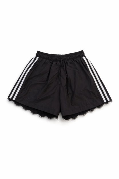 Sporty Shorts with Lace