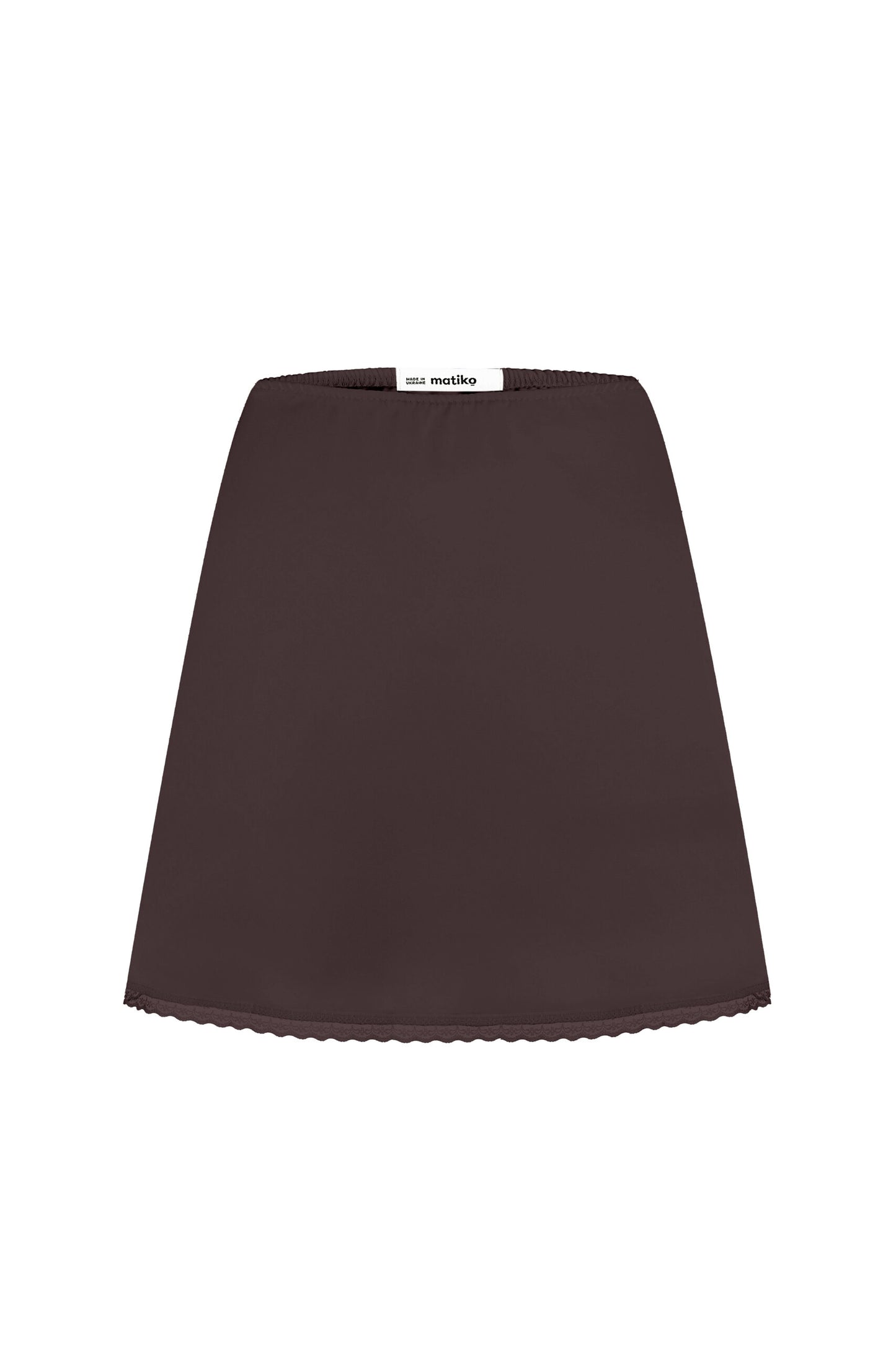 Mini Skirt Natural Satin Glaze