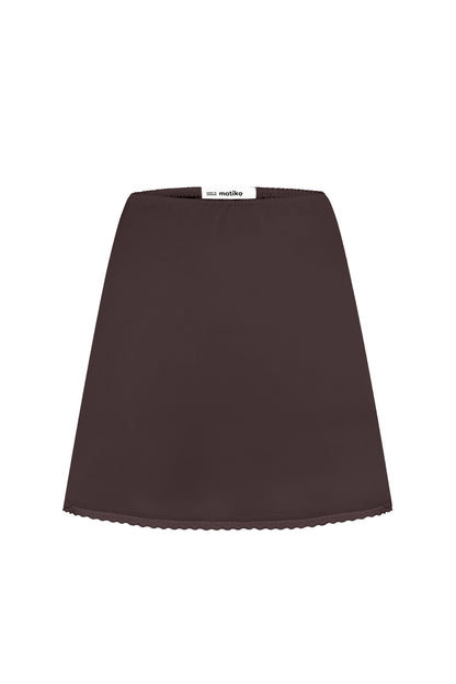 Mini Skirt Natural Satin Glaze