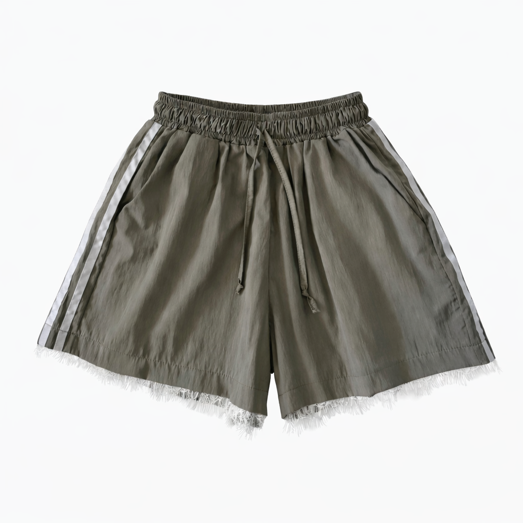Sporty Shorts with Lace
