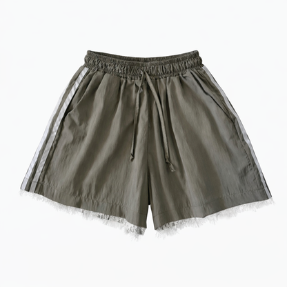 Sporty Shorts with Lace