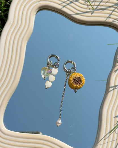 Earrings-Transformers Sunflower